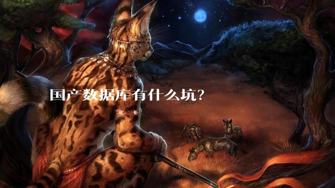 国产数据库有什么坑？